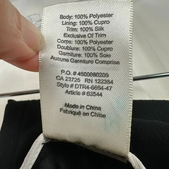 Wilfred Womens Dress Pants 00 Black Cropped High Waist Tapered Career Office - Picture 9 of 15